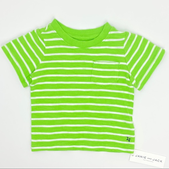 Janie and Jack Infant Boys Striped Shirt, 6-12M - Picture 1 of 6